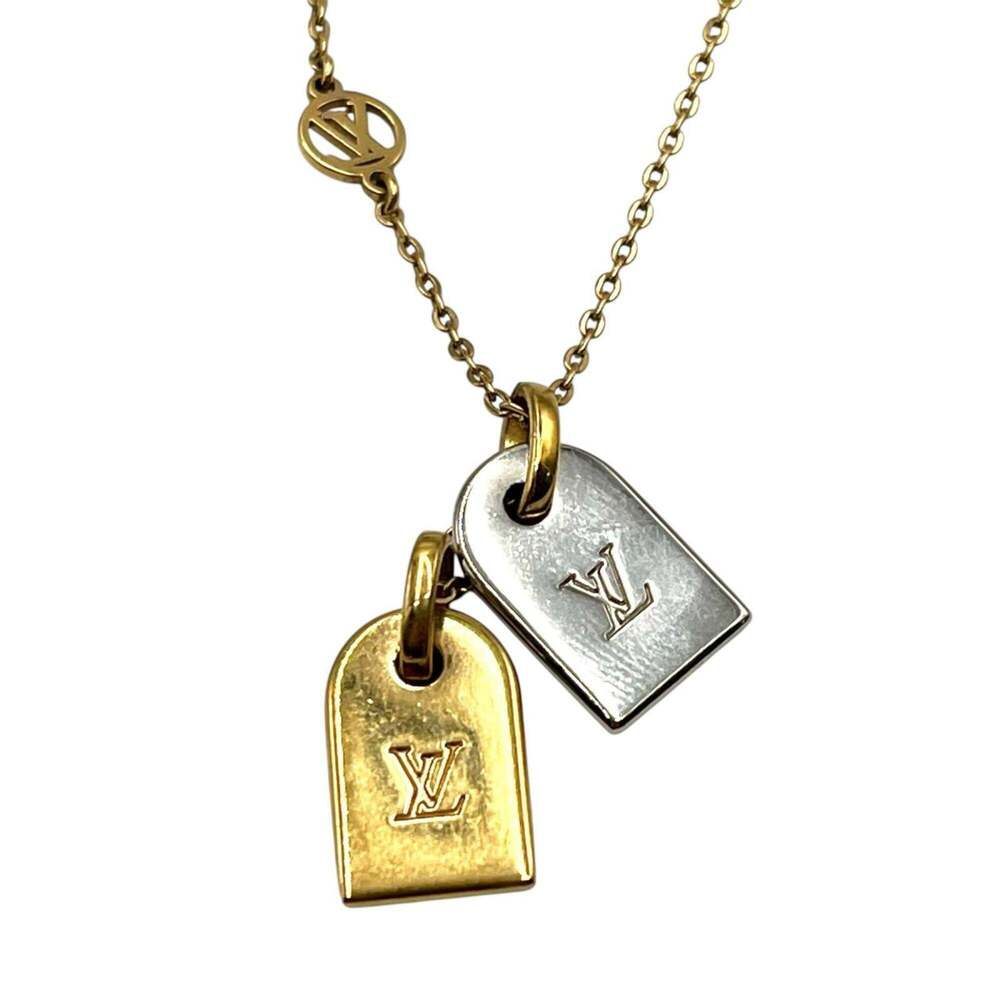 LOUIS VUITTON Gold Necklace - Picture 2 of 7